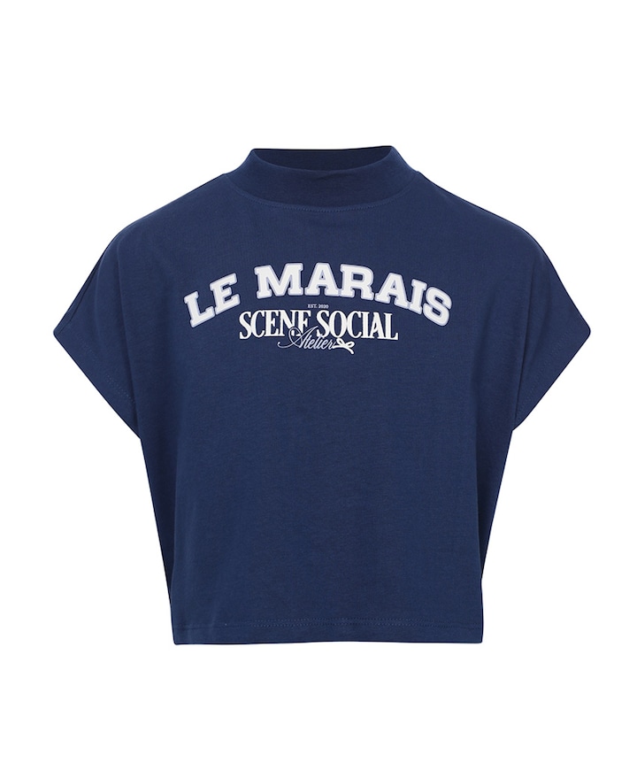 Meisjes T-shirt blauw