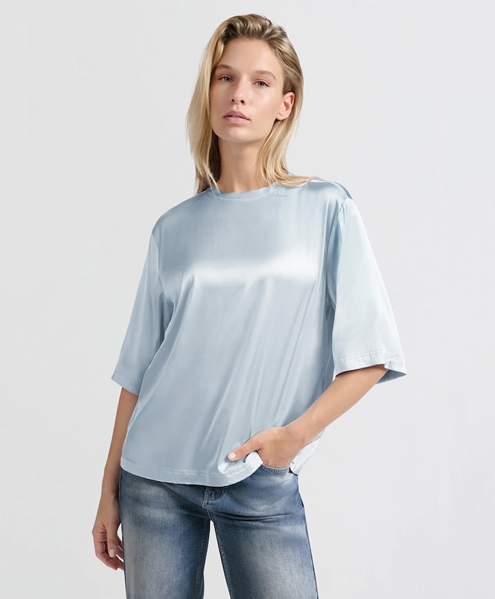 T-shirt blauw