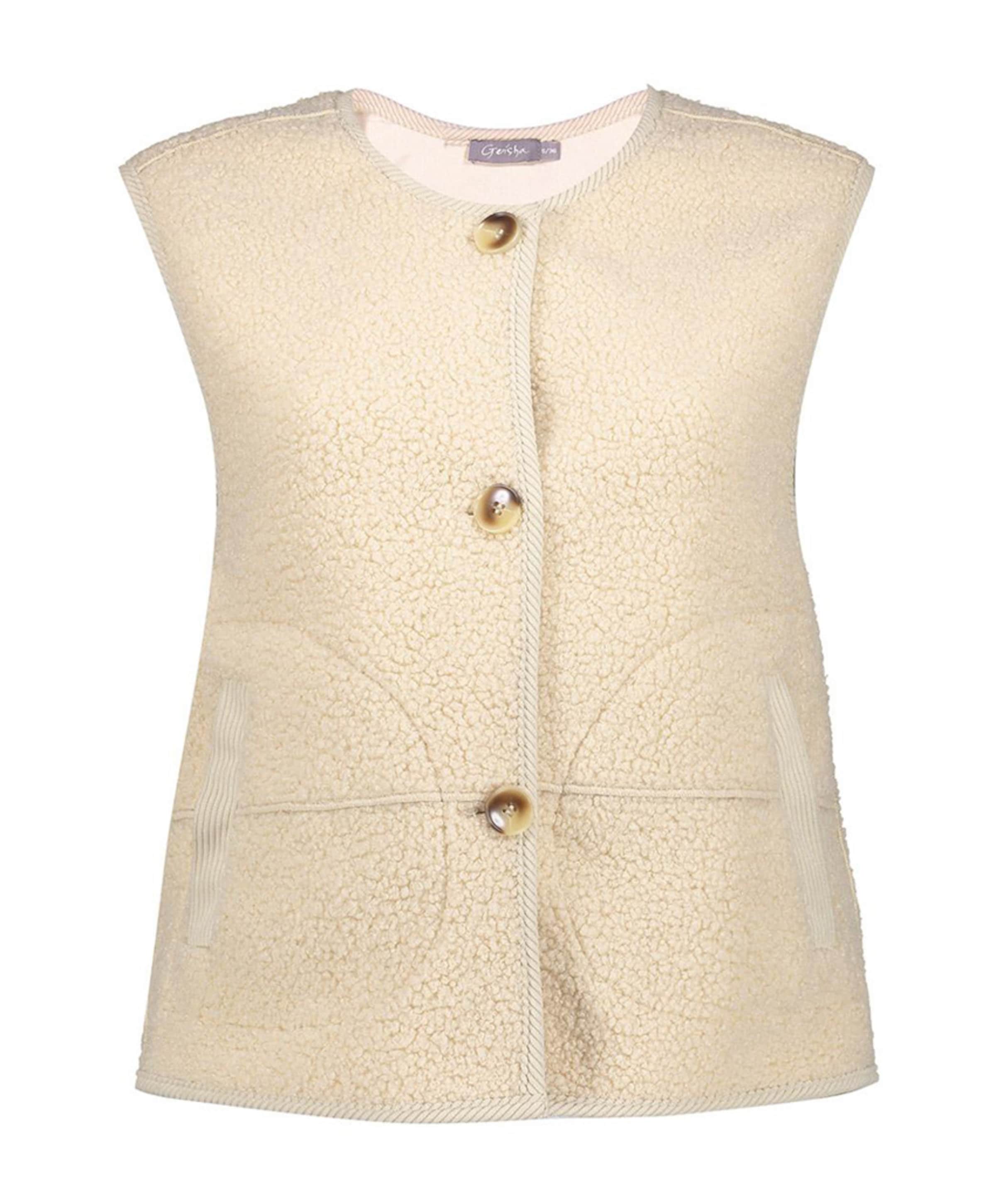 Dames gilet ecru