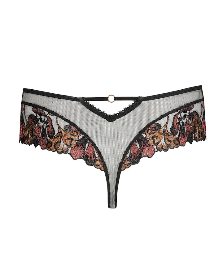 Dames string zwart