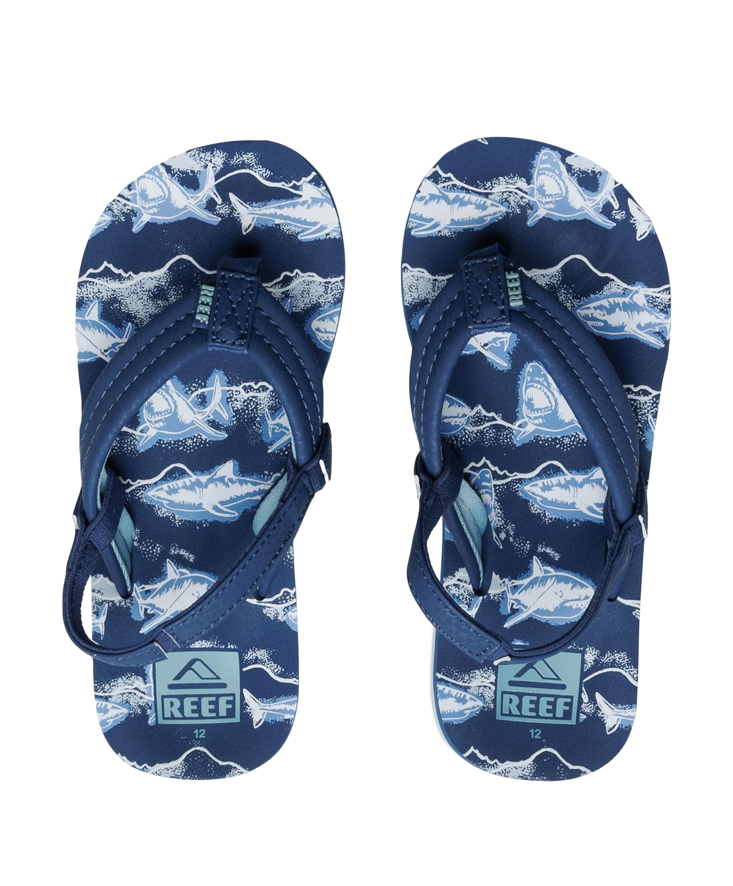 LITTLE AHI uniseks slippers  blauw
