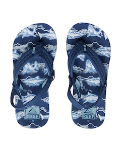 LITTLE AHI uniseks slippers  blauw