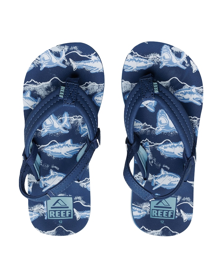 LITTLE AHI uniseks slippers  blauw