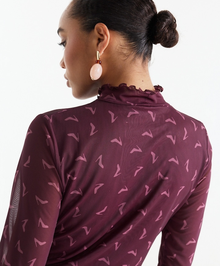 Dames top roze
