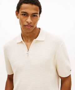 Heren polo ecru