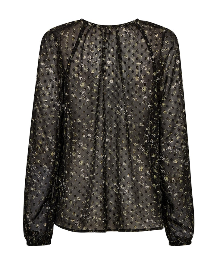 Dames blouse zwart
