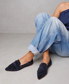 Lola Oakley dames loafers blauw