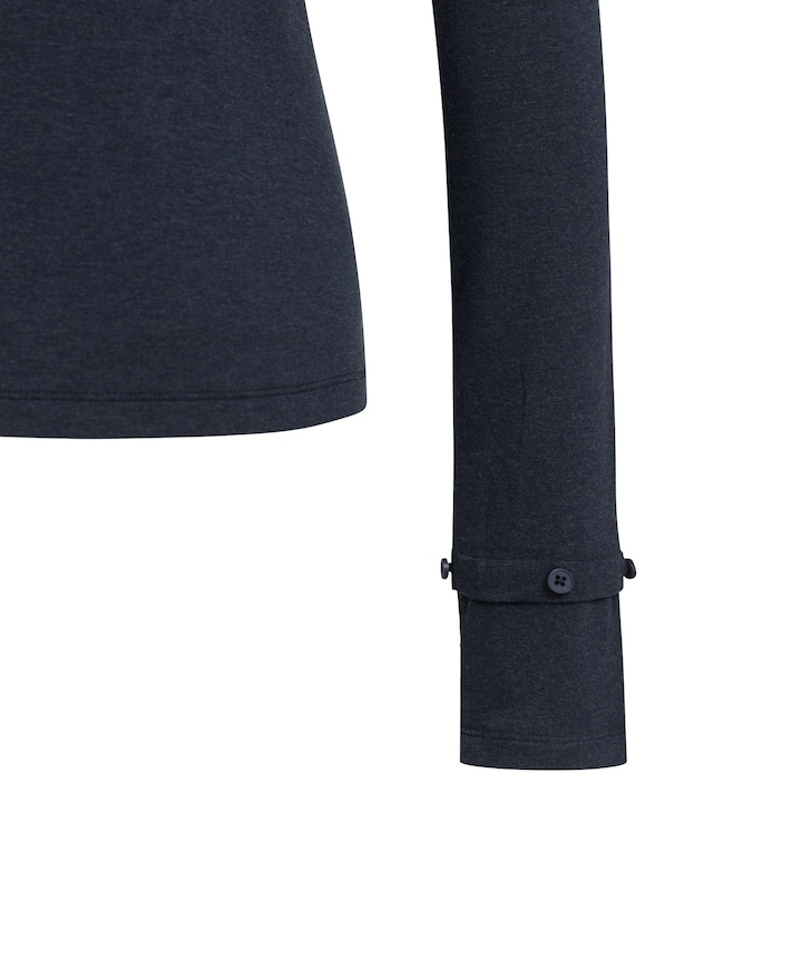 Dames longsleeve blauw