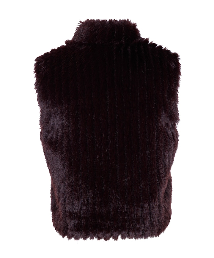 Dames gilet bordeaux