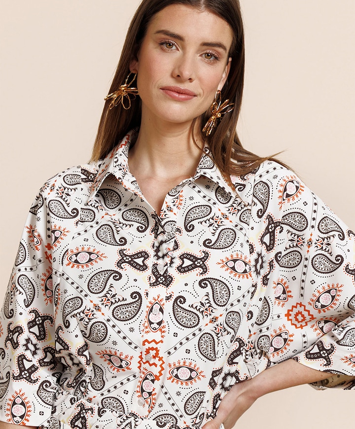 Dames blouse multicolor