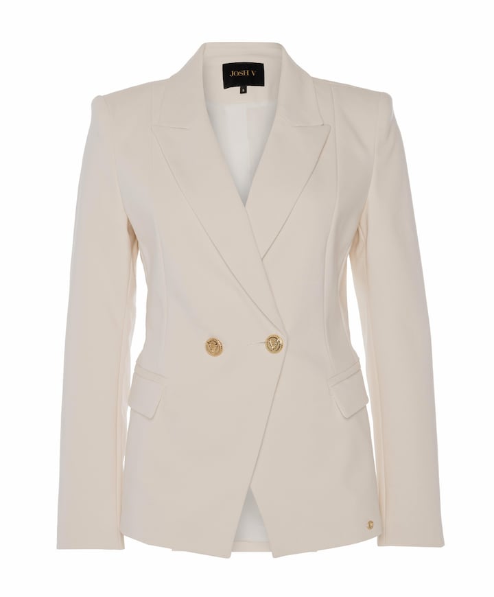 Dames blazer ecru