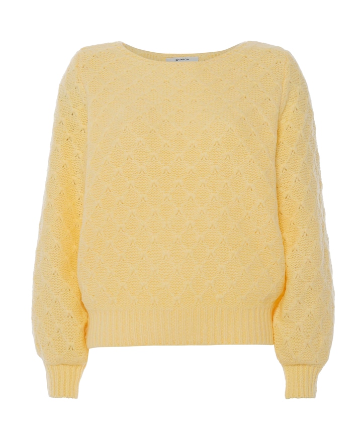Dames sweater geel