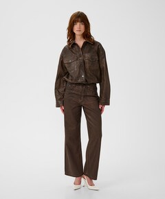 Dames spijkerjas  bruin