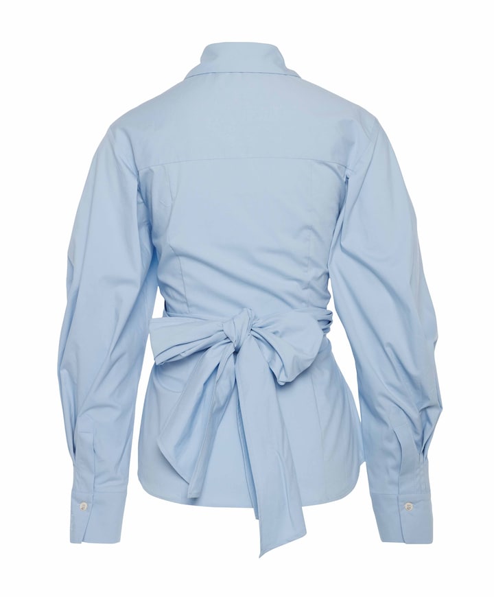 Dames blouse blauw