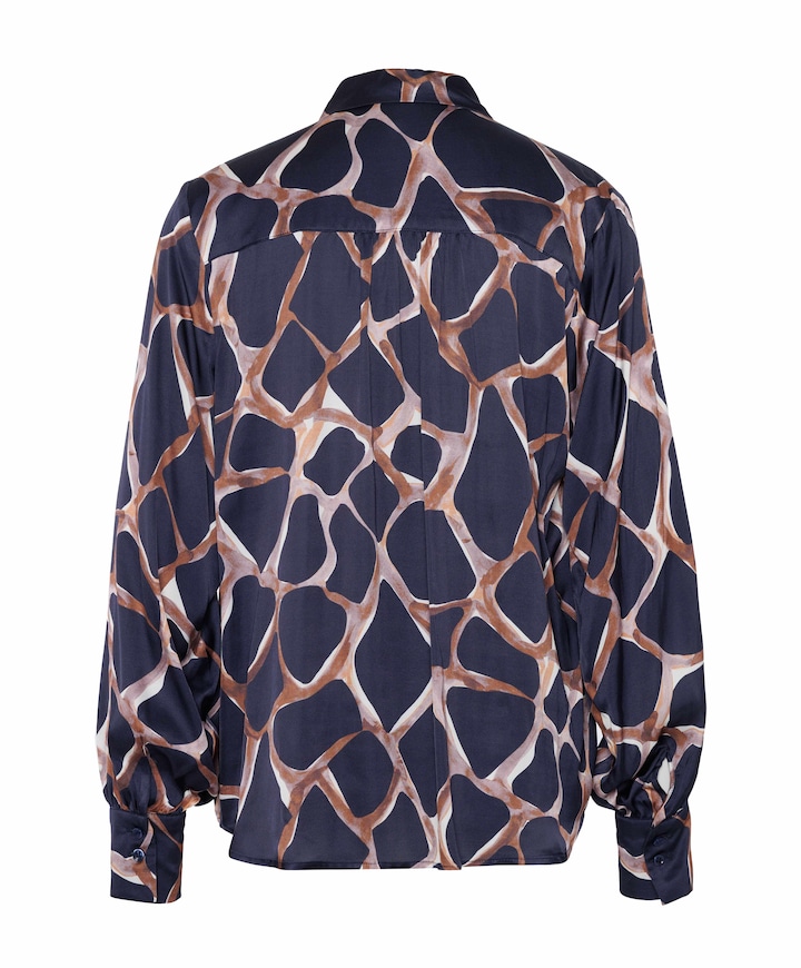 Dames blouse blauw