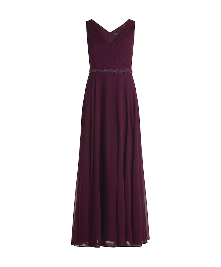 Dames jurk bordeaux