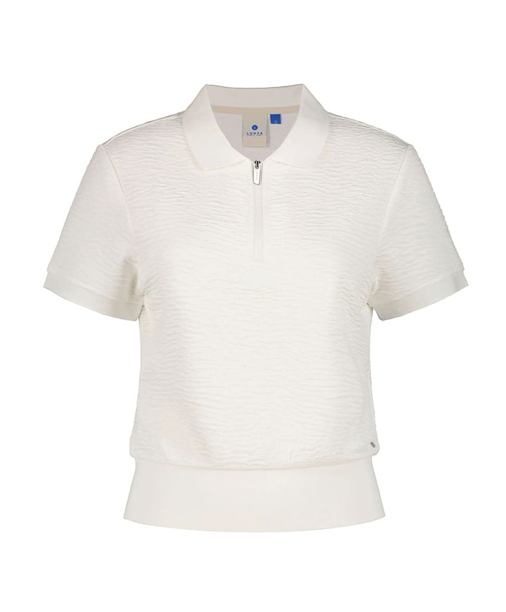 Dames polo ecru