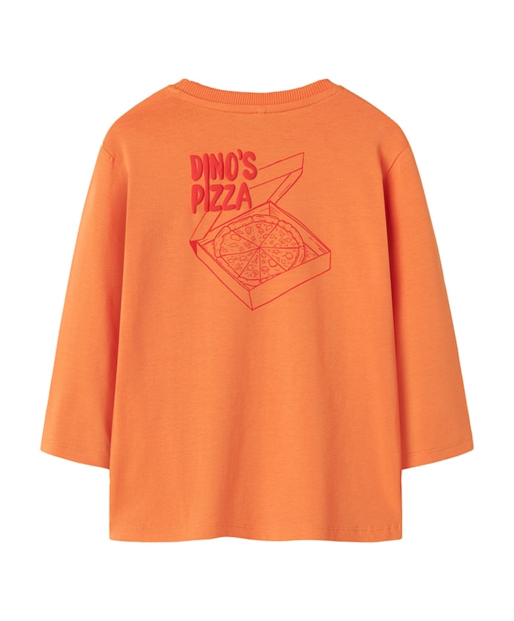 Jongens longsleeve oranje