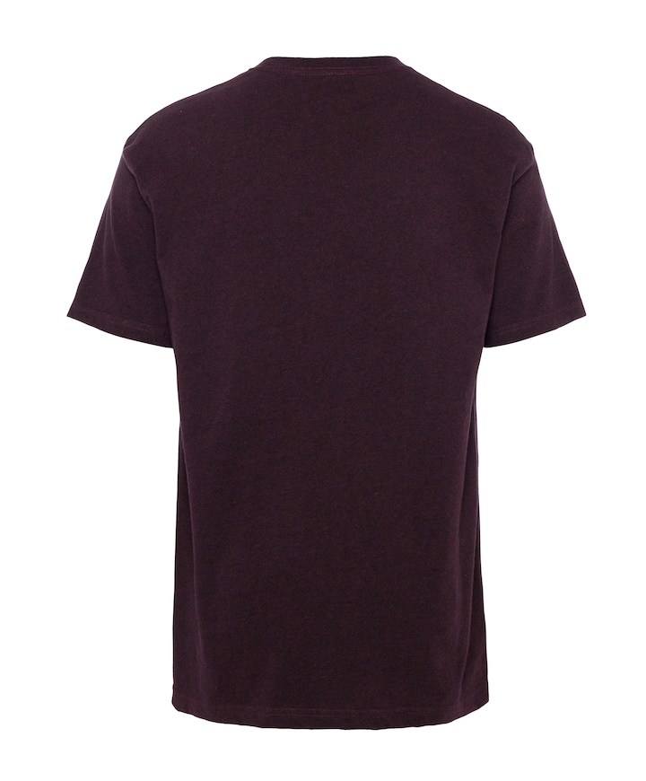 Heren T-shirt bordeaux