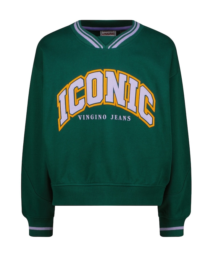 Meisjes sweater groen