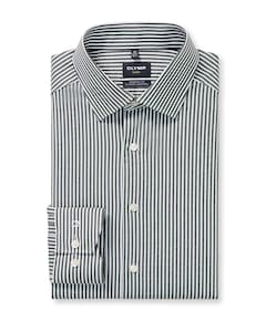 Heren overhemd lange mouw groen