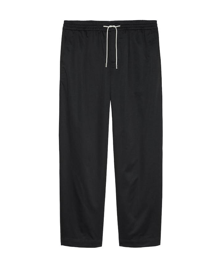 Cotton Twill Pant heren pantalon zwart