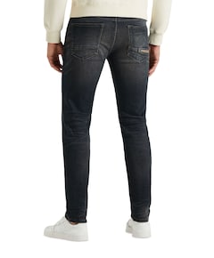 SHIFTBACK TAPERED NIGHT COAL BLACK heren jeans blauw