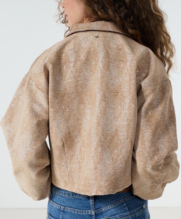 Dames jas beige