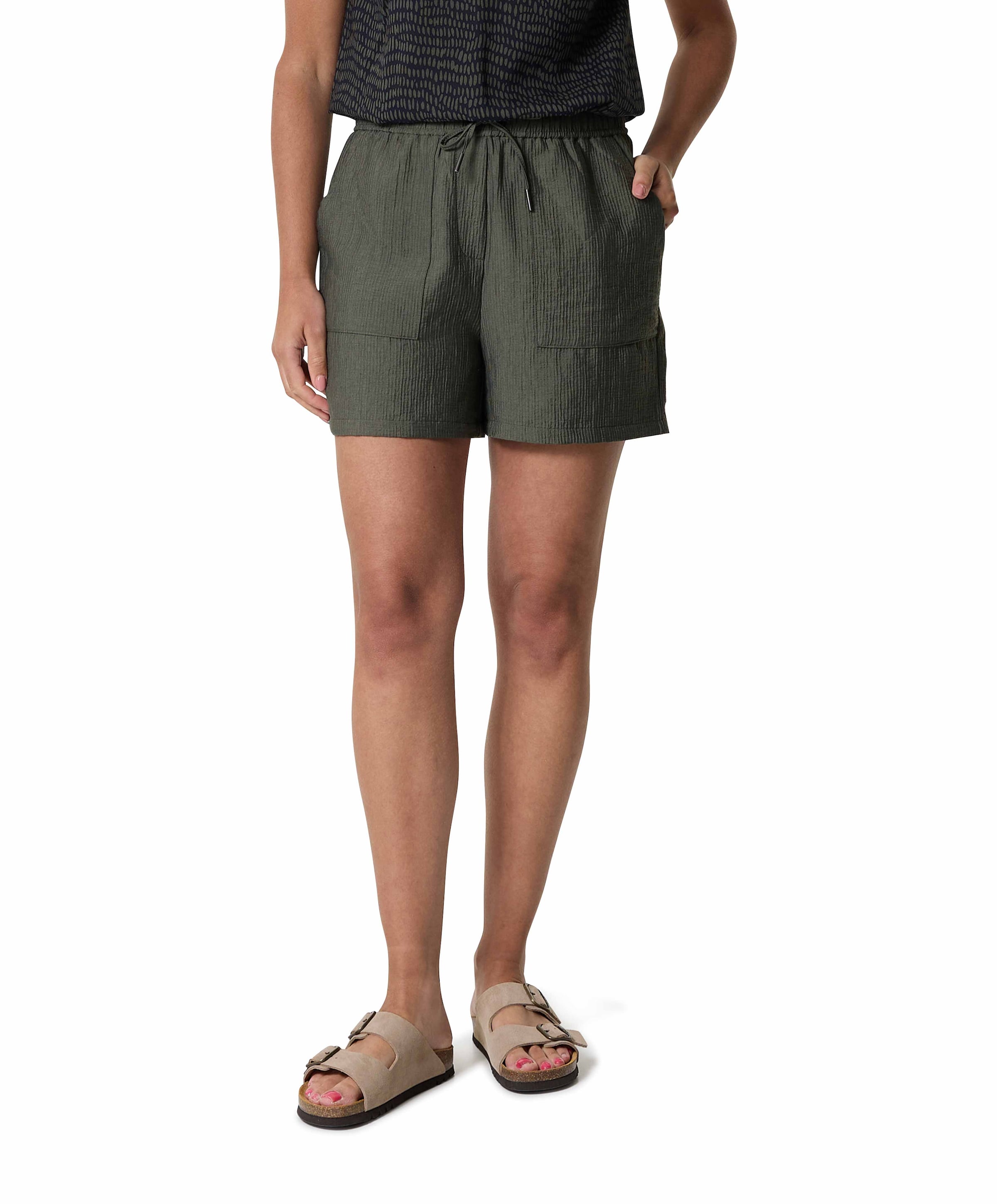 Melane korte broek groen