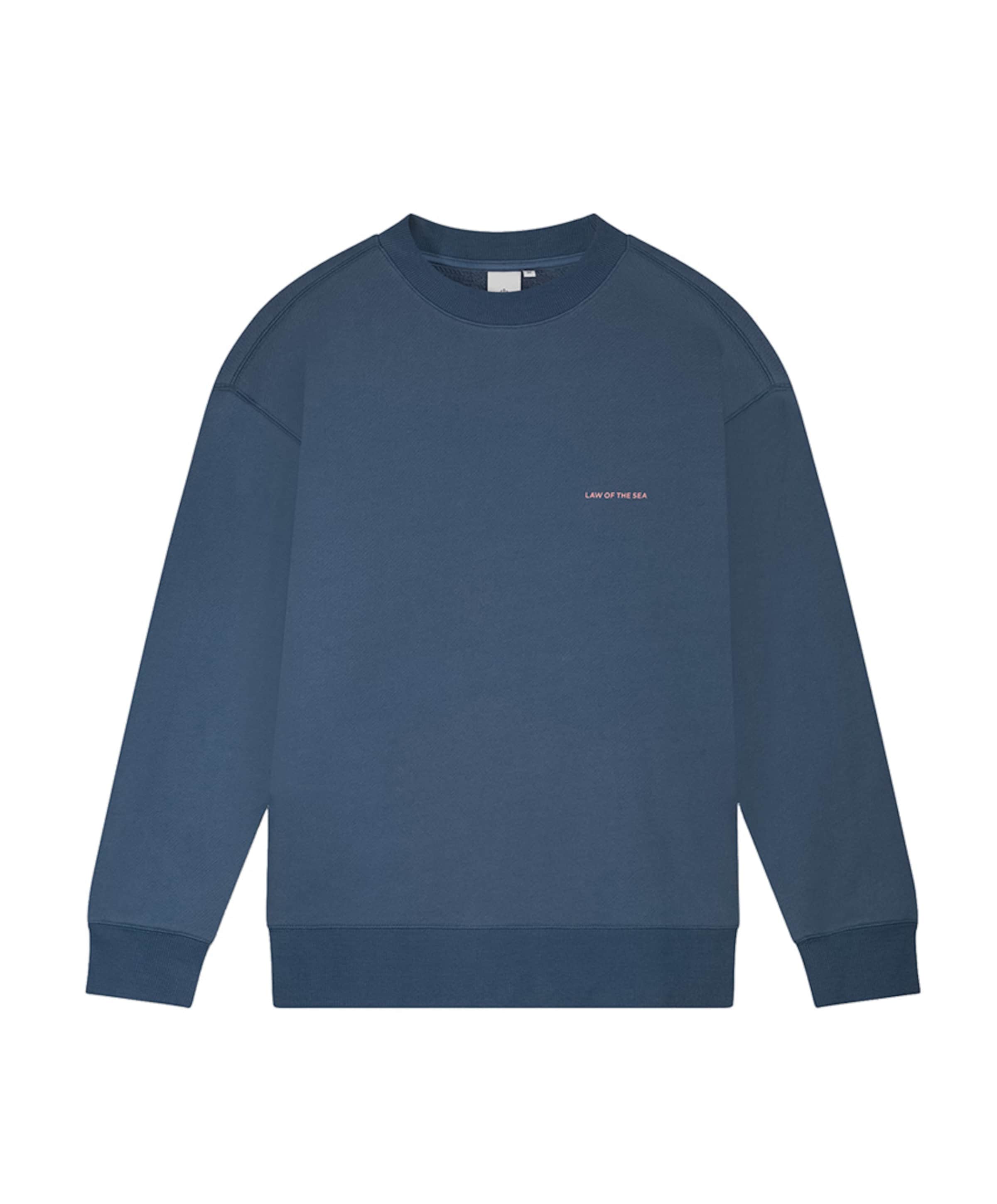 Heren sweater blauw