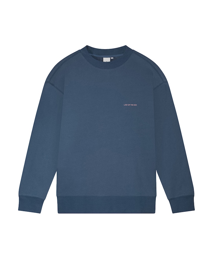 Heren sweater blauw