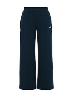 Relaxed Wide Sweatpants dames trainingsbroek blauw