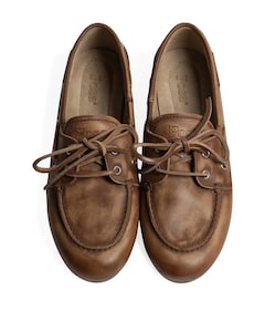 dames mocassins bruin