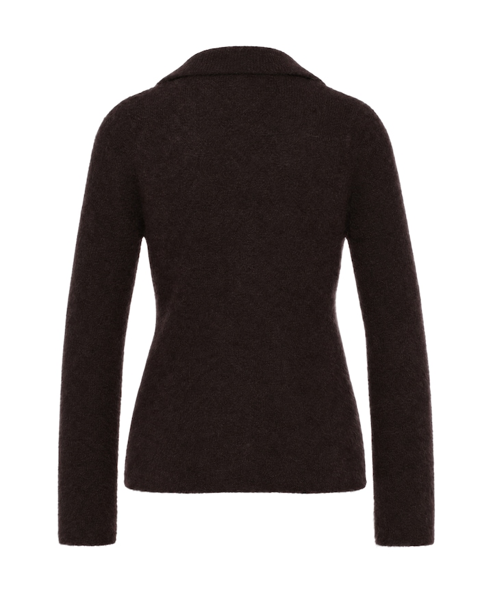 Dames vest bruin