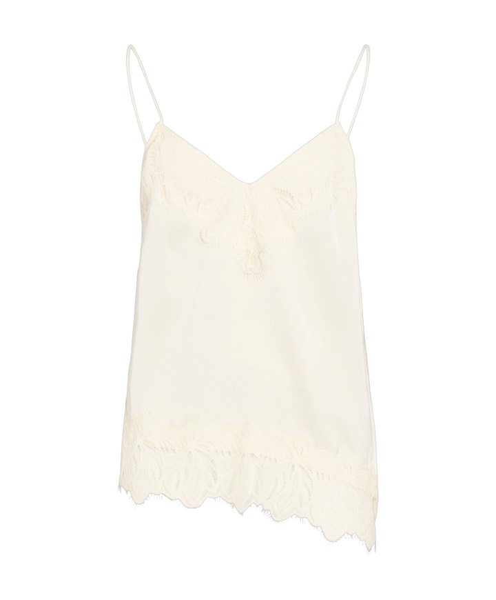 Dames top ecru