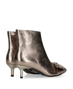 dames enkellaarzen goud