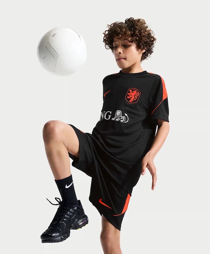 Knvb Y Nk Df Strk Kz jongens shorts zwart