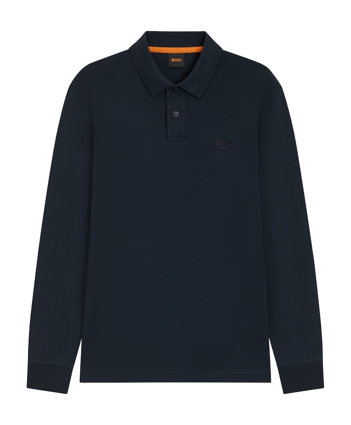 Heren polo blauw