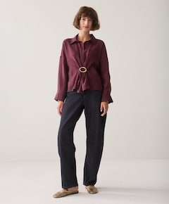 Dames blouse bordeaux