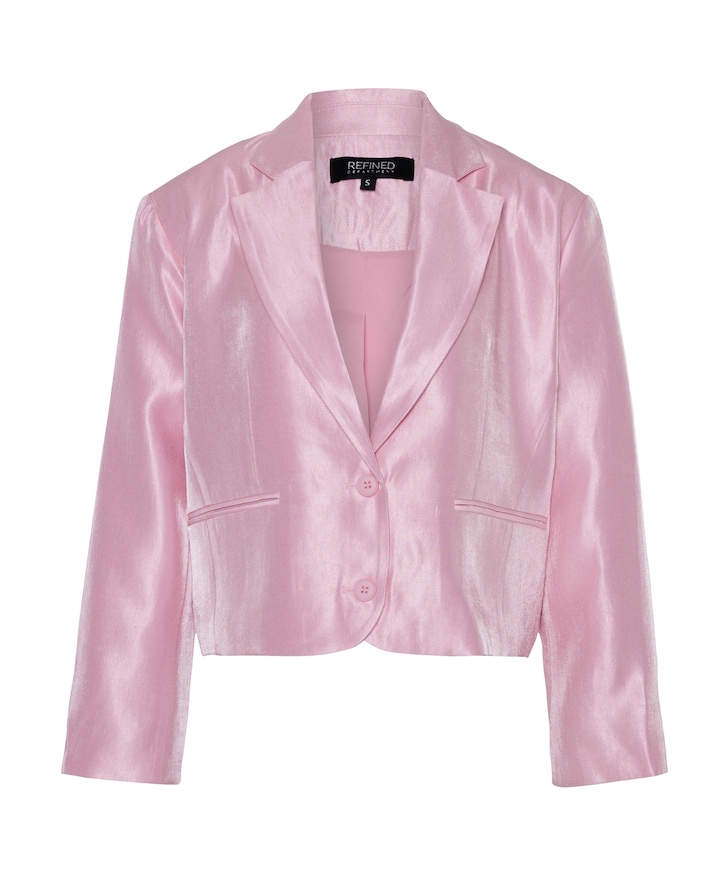 Dames blazer roze