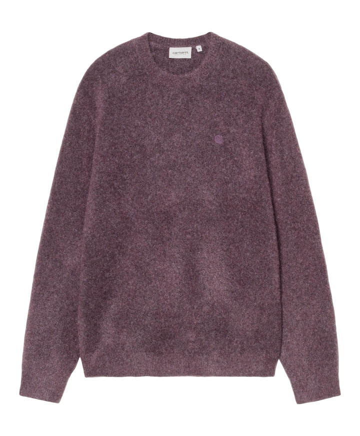 Heren sweater paars
