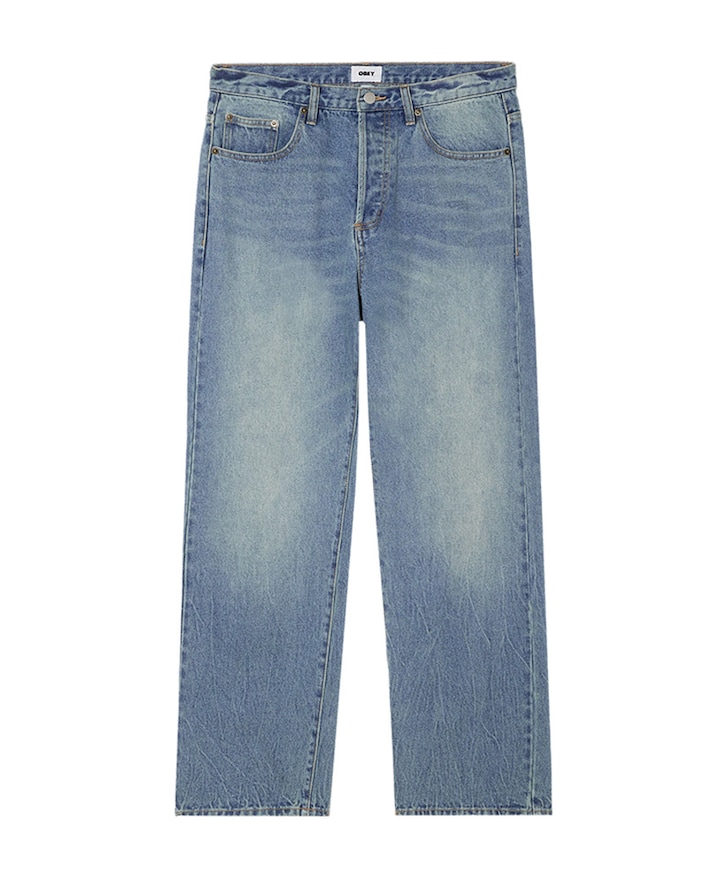 Boxcar Straight Leg Denim heren jeans blauw