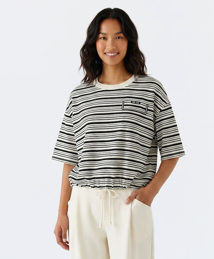 Dames T-shirt zwart