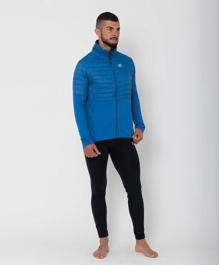 Heren ski-jas blauw