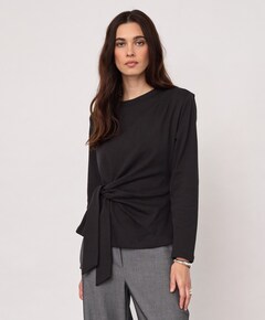 Dames longsleeve zwart