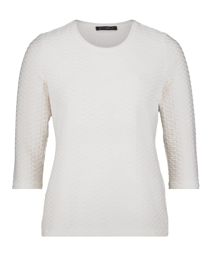 Dames longsleeve ecru