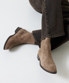 Barty  dames enkellaarzen beige