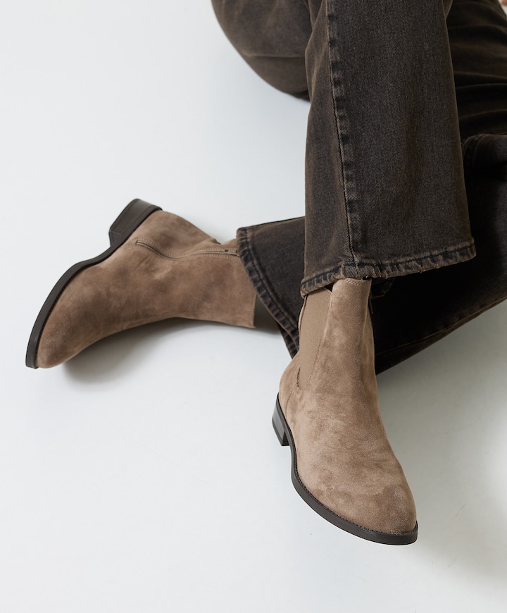 Barty  dames enkellaarzen beige