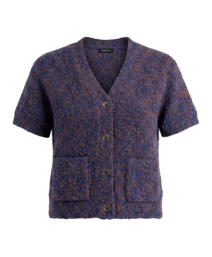 Dames vest blauw