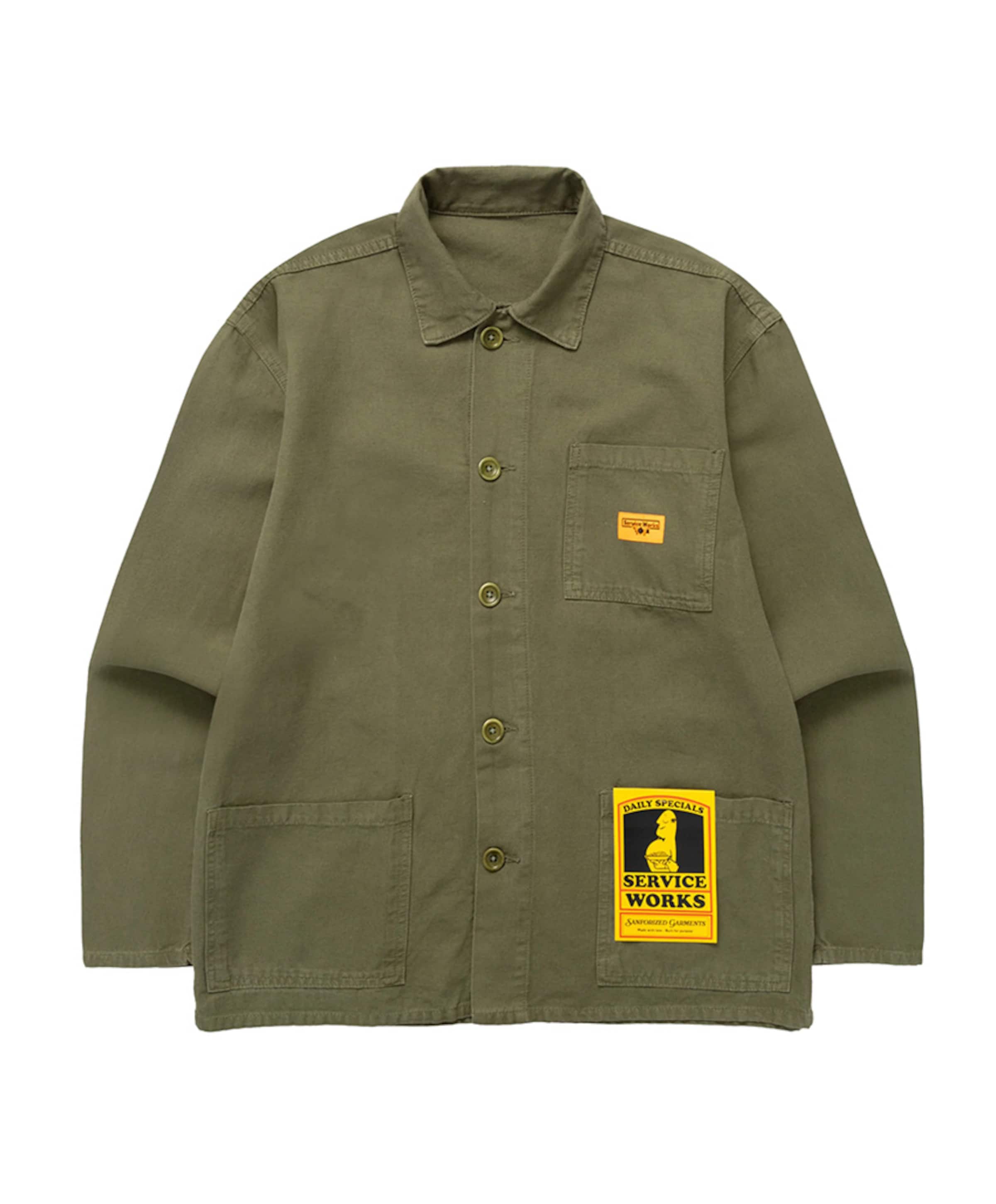 Heren overhemd lange mouw groen